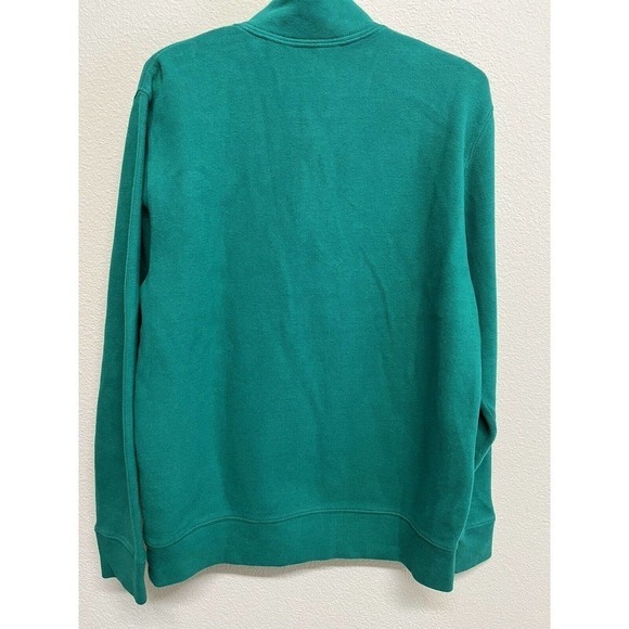 Lands End 1/4 Zip Pullover Sweater Men’s Size M 38-40 Emeral Green - Picture 11 of 11